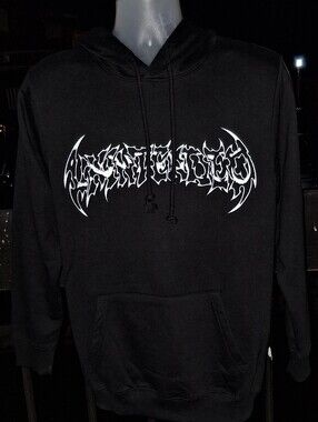 NWOT UNINTENDED HEAVY METAL FONT HOODIE SIZE MED